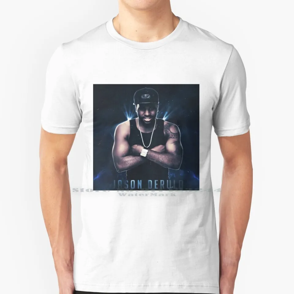 Derulo Jason 100% bavlnená tričko Hudba Hip Hop Dance Trandy Jason Pool Lil Swim bazén Side