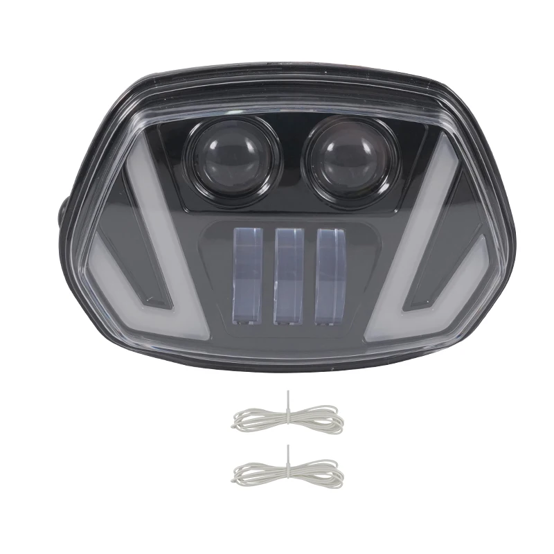 Desain Baru 2022 Lampu Sorot Tinggi Dan Rendah Balok Drl Dengan Lampu Sorot Motor Untuk Vespa Sprint