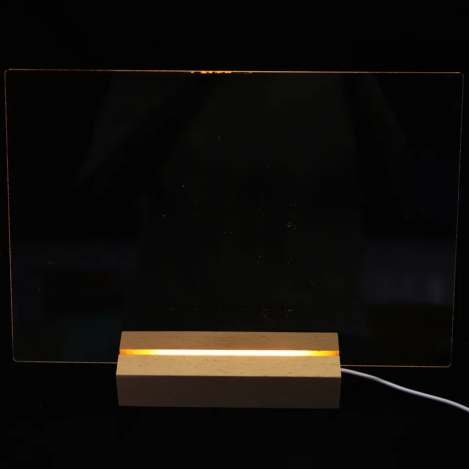 Desktopová doska Kancelária Todardná doska jasné suché vymazanie bezrámové písanie akrylu