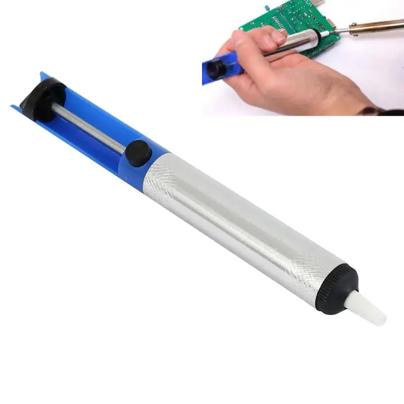 Desoldering čerpadlo sacie cín cínový vákuum spájkovanie železom Desolder Gun Suming Sucker Dra Ending Randing Tools Ručné náradie оловоотсосососососоrek