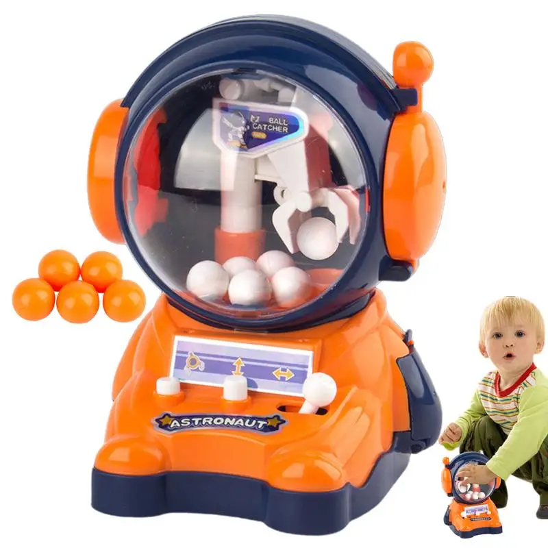 Deti Claw Machine Hračky Kompaktné arkádové herný stroj Roztomilý dizajn astronauta pre dievčatá kreatívne detské automaty hračky pre chlapcov