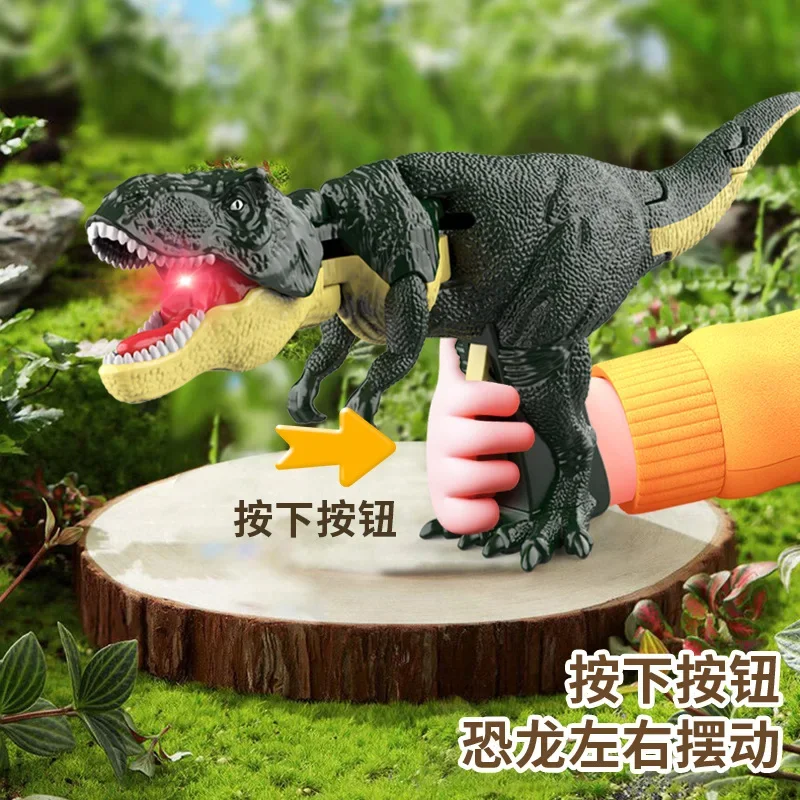 Deti dekompresia dinosaurus hračky Kreatívne ručne ovládané teleskopické jarné hojdačka Dinosaur fidget hračky vianočné darčeky pre deti