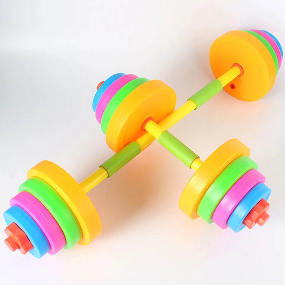 Deti Dumbbell Toy Plastic Dumbbell Dumbbell Kids materské školy výcvik Arm Training Jacka