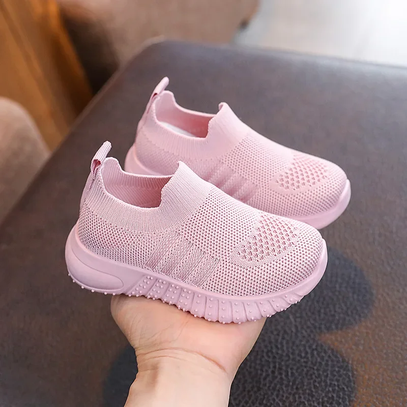 Deti, ktoré bežia tenisky Boys Dievčatá Príležitostné pletivo priedušné protišmyko chôdze pre chôdzu tenis, Toddler Soft Solled Girls Shoes topánky