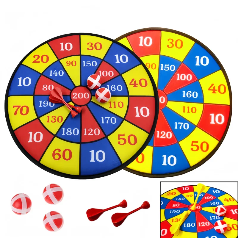 Deti, ktoré strieľajú na cieľové hračky Gun Dart Board pre lepkavé lopty s vysávaným typom šípky na streľbu športových hier Lndoor a outdoor hračky darček
