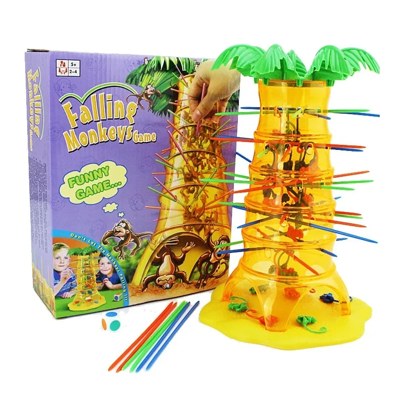 Deti Mini Balance Tree Flipping Monkey Lottery Game Monkey Falls Down Family Party Interactive Desktop Rad Draw Game Toy