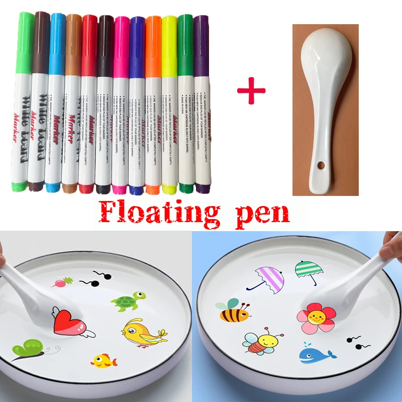 Deti Montessori skoré vzdelávanie hračky Magická voda maľba Pero farebné značky pera Penné atramentové pero Pen Water Pens