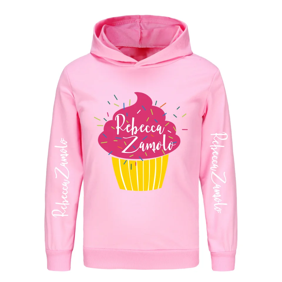 Deti Rebecca Zamolo mikina detské oblečenie dievčatá Mikina anime pullover kapucňa topy
