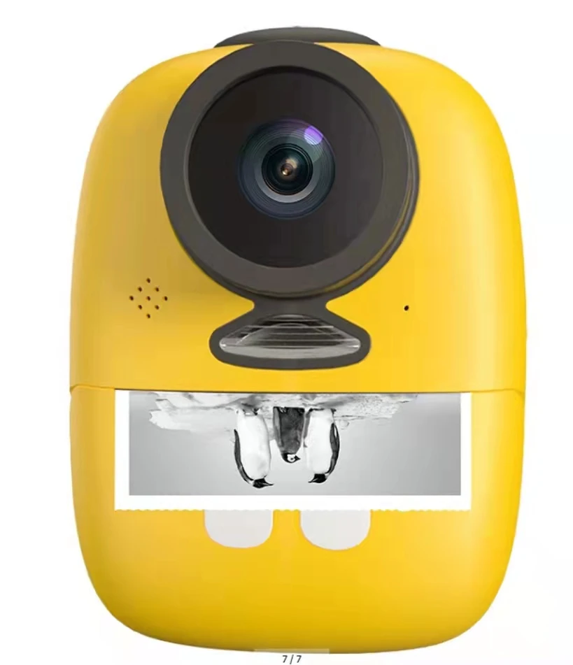 Deti tlačia kameru Okamžitá fotografia pre deti pre deti 1080p HD digitálny fotoaparát s tepelným papierom pre deti s hračkou pre hračku