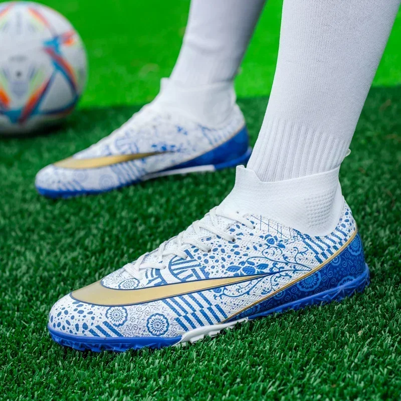 Deti umelé pole päť-a-strana futbalové topánky Men futbalové topánky Profesionálne školiace topánky Men futbalové topánky Športové topánky