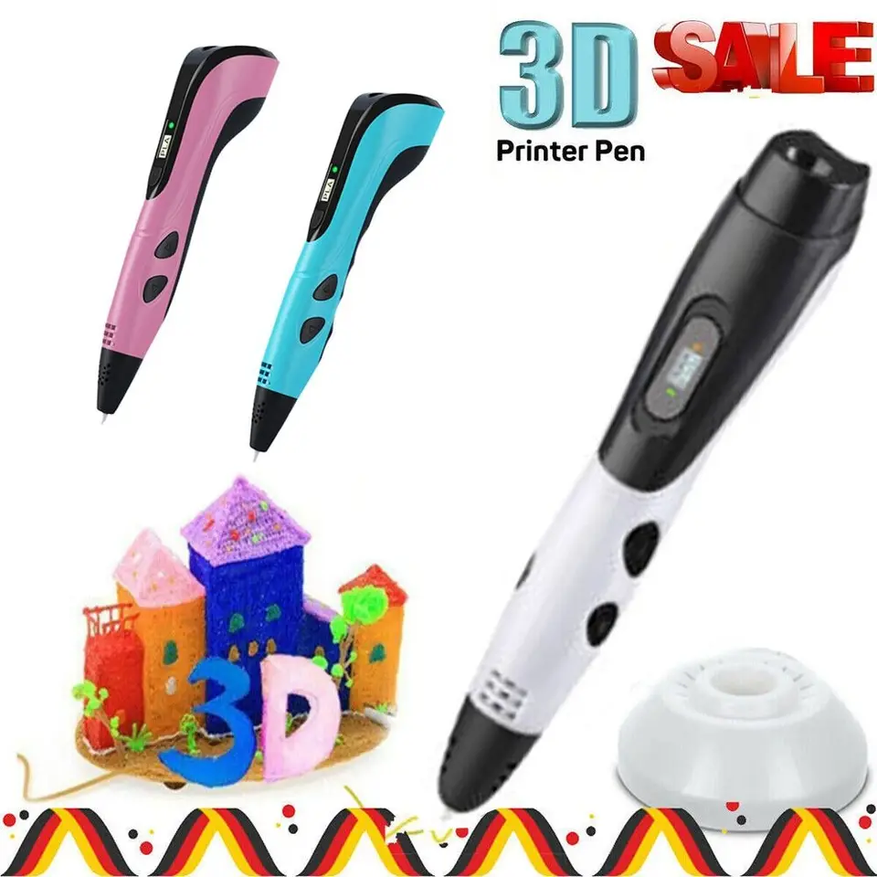 Deti uprednostňujú vianočné darčeky darček pre domácich majstrov s LCD Screen Pla Filement 3D tlač 3D Preny Kreslenie Dodávky Arts Tlačiareň