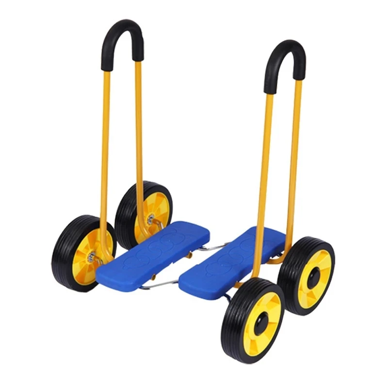 Deti vyvážiť výcvik automobilu pre deti detské bicykle pre deti deťmi Fitness Toy Hray Automobil so štyrmi koliesovými chodcami pre 1-4 roky starý