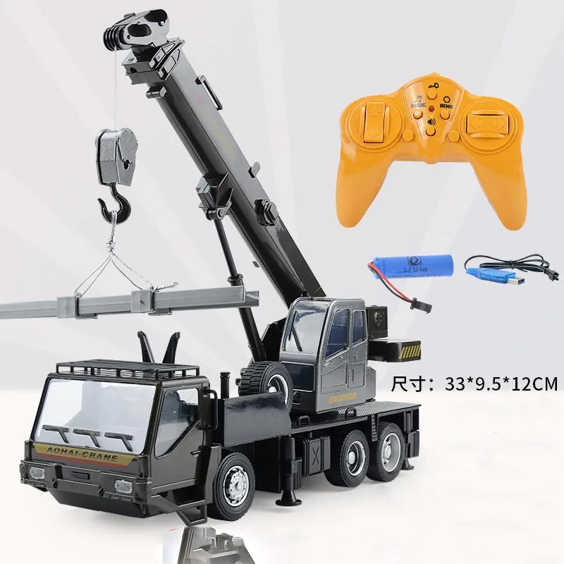 Deti zliatina 8ch RC Engineering vozidlo volant volant diaľkové ovládacie prvky skládka žeriavový žeriav Mixer Excavator Lift Truck Outdoor Hračky