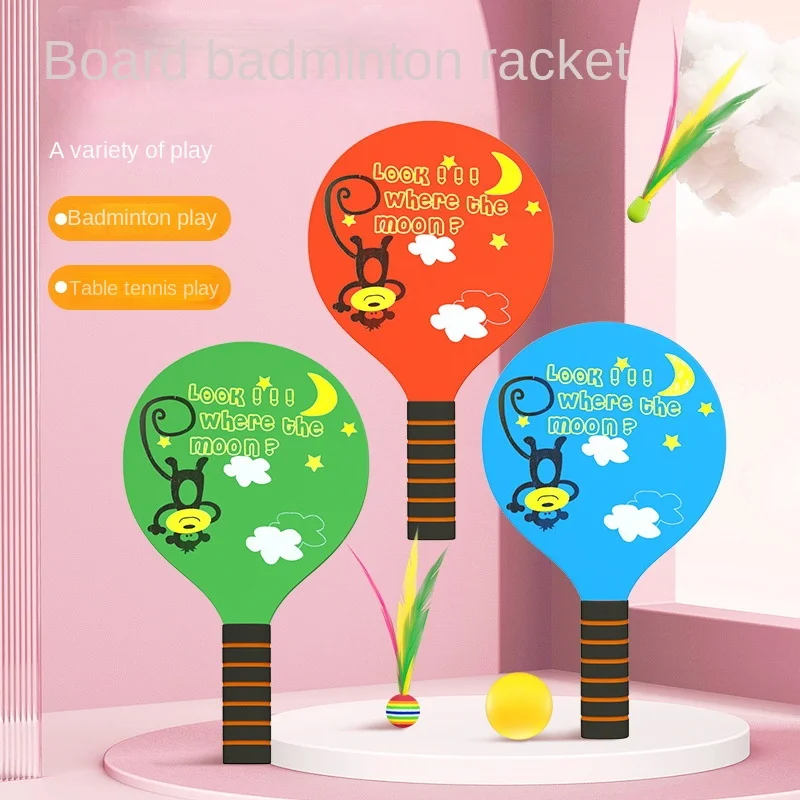 Detská doska badminton raketa v interiéroch Sports Shuttlecock Lopta Zhustá sada materských škôl detské vonkajšie hračky