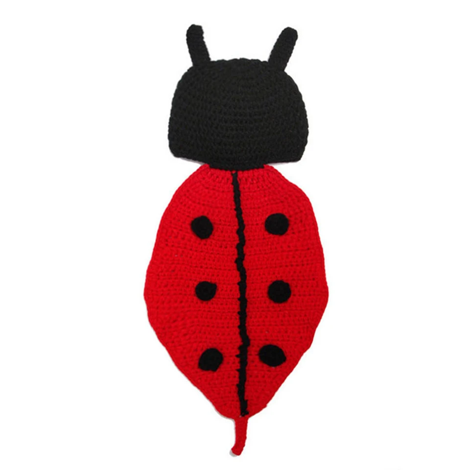 Detská fotografia rekvizity novorodenca Ladybird hmyz