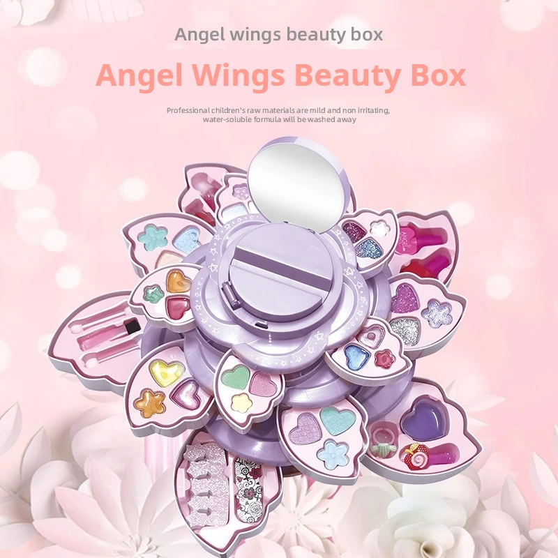 Detská kozmetická hračka set girl make -up box hrania hračky hračky make -up princezná make -up box detský simulovaný make -up nástroj