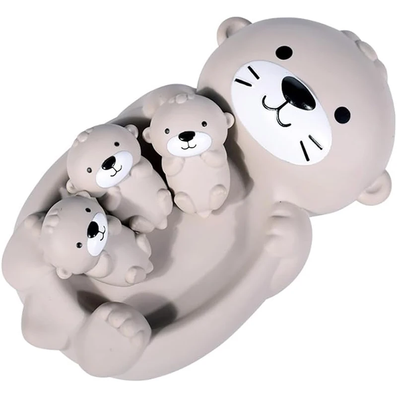 Detská kúpeľová hračka Otter Family Set Dopravná kognitívna plávajúca vaňa hračky pre detské kúpeľňové hračky hry pre detskú kúpeľňu