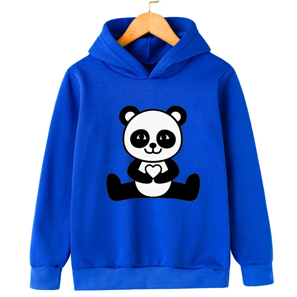 Detská mikina roztomilý panda tlačia
