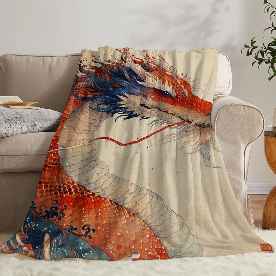 Detská prikrývka prikrývka pre pohovku čínsky motýľ luxusný posteľný posteľ prikrývky a hodí domáci interiér Fluffy Soft