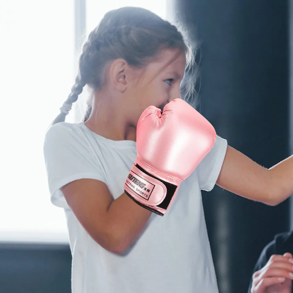 Detské boxerské rukavice detské rukavice Men Deti Kickboxing Prenosné sparring batoľa pohodlné thajské kabelky práca