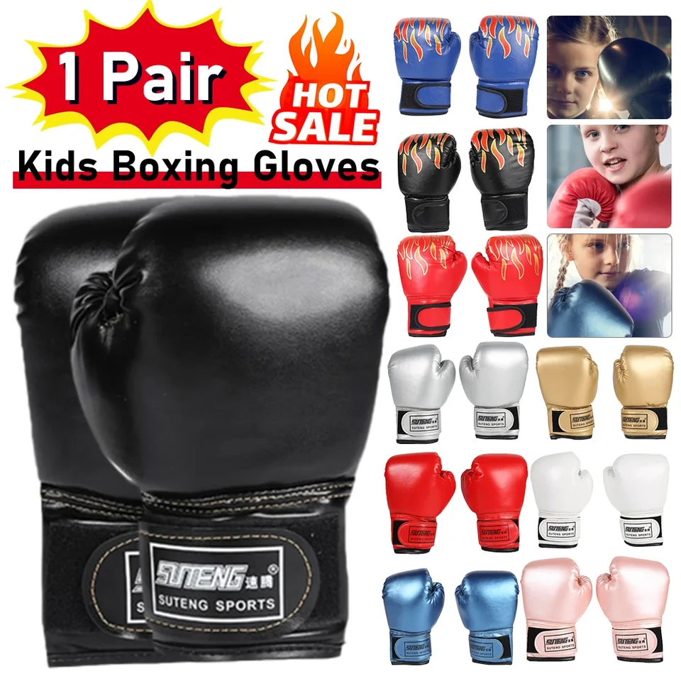 Detské boxerské rukavice profesionálne boxerské výcvik rukavice Deti bojujúce rukavice Kid