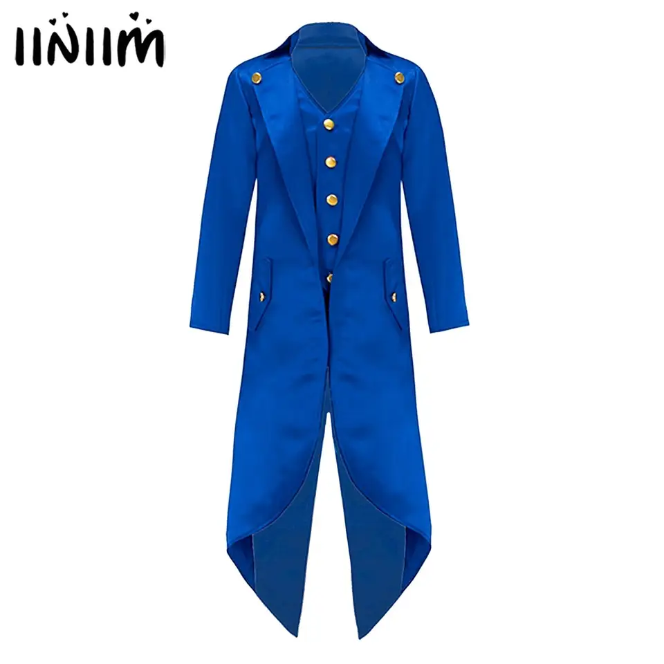 Detské dievčatá Dievčatá kúzelník Circus Ringmaster Tamer Cosplay Outfits Gothic Medial Clother Court Uniforma Tailco Cat Gentleman Jacket
