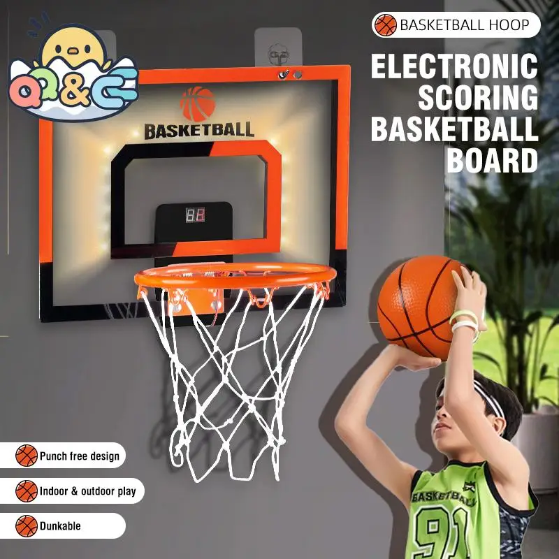 Detské elektronické bodovanie basketbalových háčikov DOSKA DOPATKA Free Závesné nástenné zastrelenie Športové hry Detské hračky pre detský darček