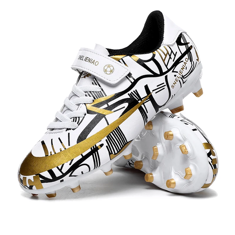 Detské futbalové topánky pre chlapec Indoor Turf Training outdoor Sports Rýchle futbalové topánky Spoločnosť Cleats Football topánky pre deti