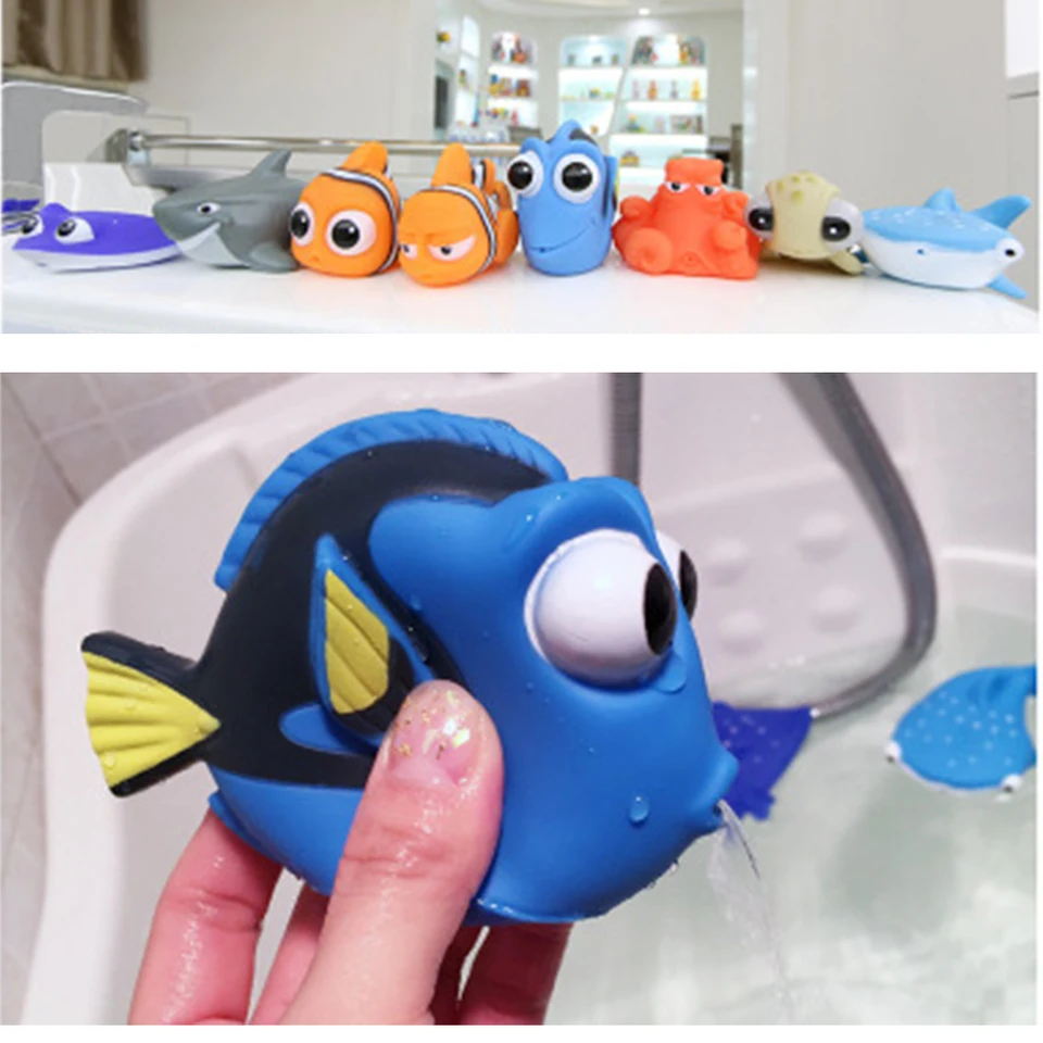 Detské kúpeľné hračky Nájdenie Nemo Dory Float Spray Water Hračky Hračky Soft