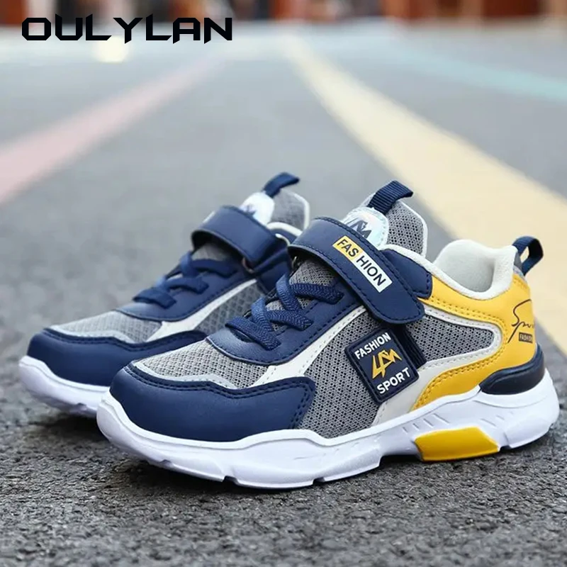 Detské príležitostné topánky Summer Air Mesh Kids Lightweight Students School Shoe Shoe For Boys Sports Priedubná teniska Veľkosť 28-40