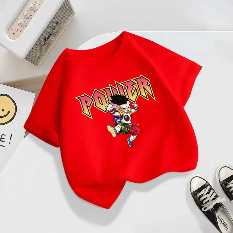 Detské tričká Dragon Ball Z Tričko Chlapče Chlapky oblečenie Detské oblečenie Summer s krátkym rukávom detská karikatúra Tops tops baby boy tričko