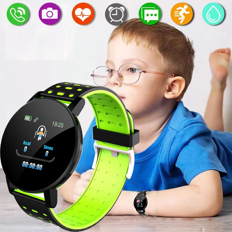 Detské športové inteligentné hodinky LED digitálne hodiny vodotesné inteligentné hodinky pre deti Fitness Tracker sledujte chlapec a dievča hodinky pre Xiaomi