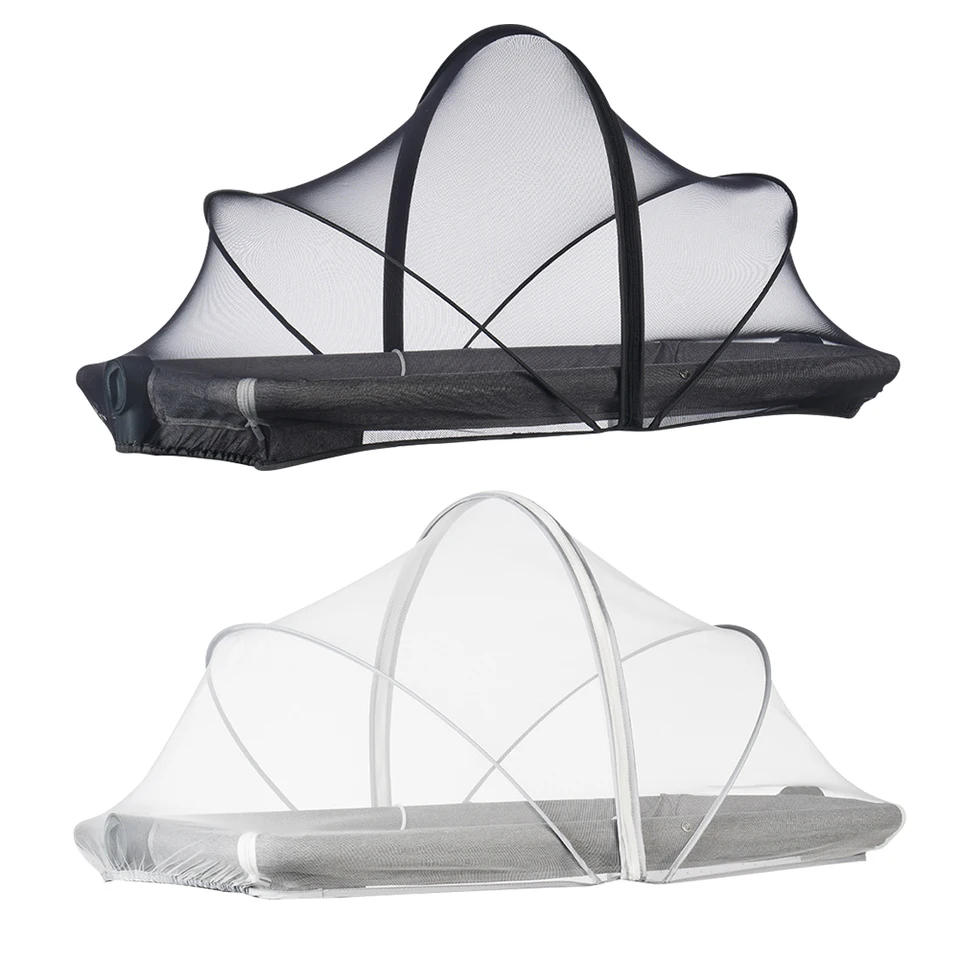 Detský komár číra stan Bassinet Net Cover Cover Stan pre detskú postieľku, aby udržal mačky/chyby vonku
