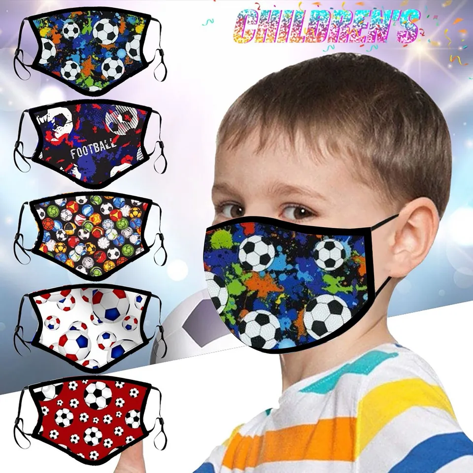 Detský veterný opakovane použiteľný futbalový výtlačok u umývateľnej bavlny