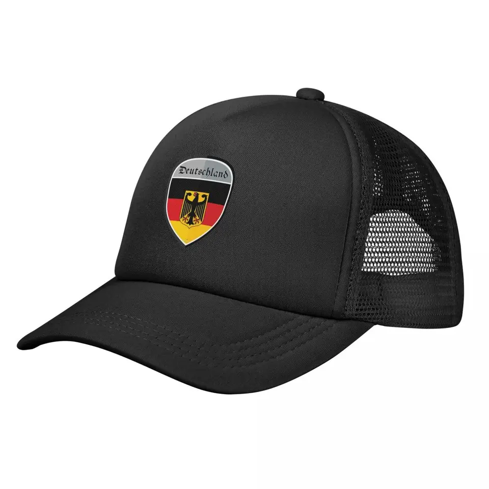 Deutschland nemecký deutsch štít trucker klobúky Men hip-hop motocyklový klobúk Sun Hats Trucker Cap Snapback mesh baseball čiapka