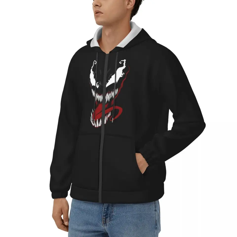 Devil Men Hoodie Marvel Venom Film Humorné kapucne narodeninové prítomné topy