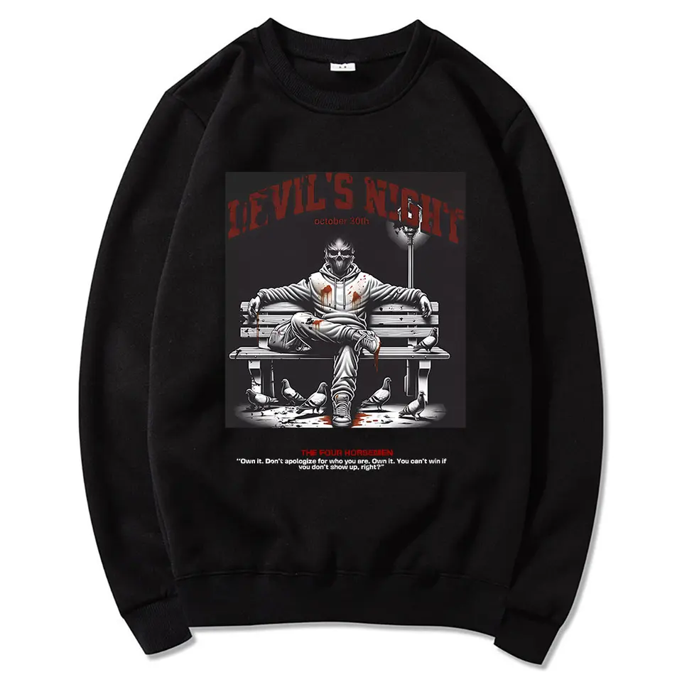 Devil's Night Series Mikina Damon Torrence Štyria jazdí na košeli Unisex Gothic Hoodie Penelope Douglas Book Lover Darče