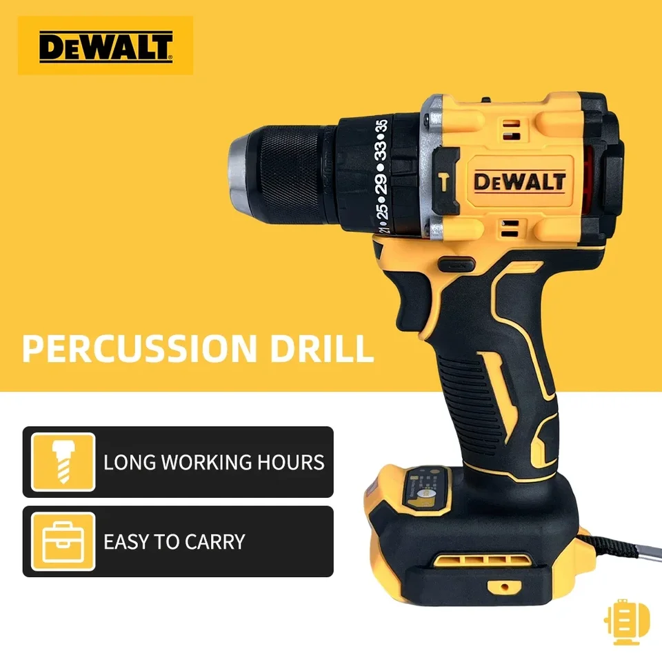 Dewalt DCD805 20V Brushless Ferramenta Elétrica Chave de Fenda Broca bez bezdrôtového nárazu vŕtačka 1/2 v nabíjateľnej sile