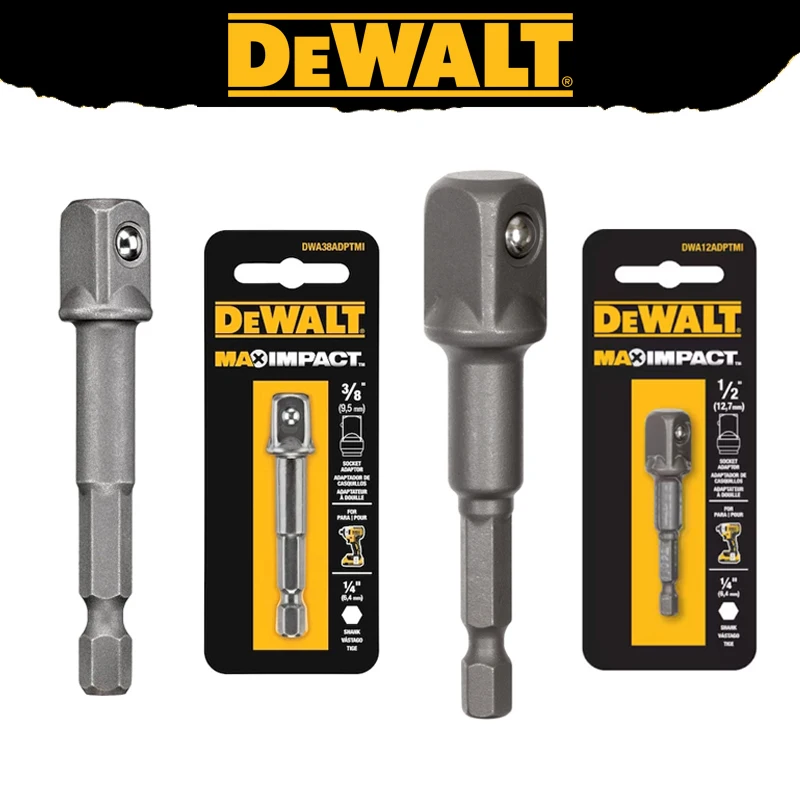 Dewalt DWA12ADPTMI DWA38ADPTMI Square Adapter Max Impact 1/4 