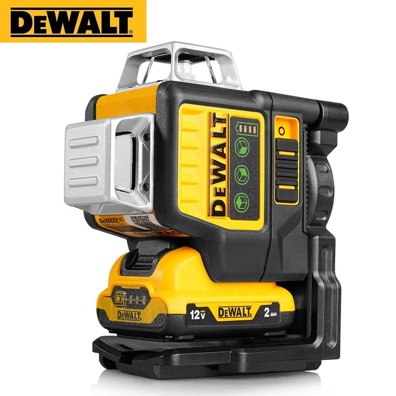 DEWALT LASEROVÁ ÚROVNA DW089LG Self vyrovnanie 12 riadok 3 x 360 stupňov zelený lúč laser 12V max li-ión nabíjateľné lasery batérií