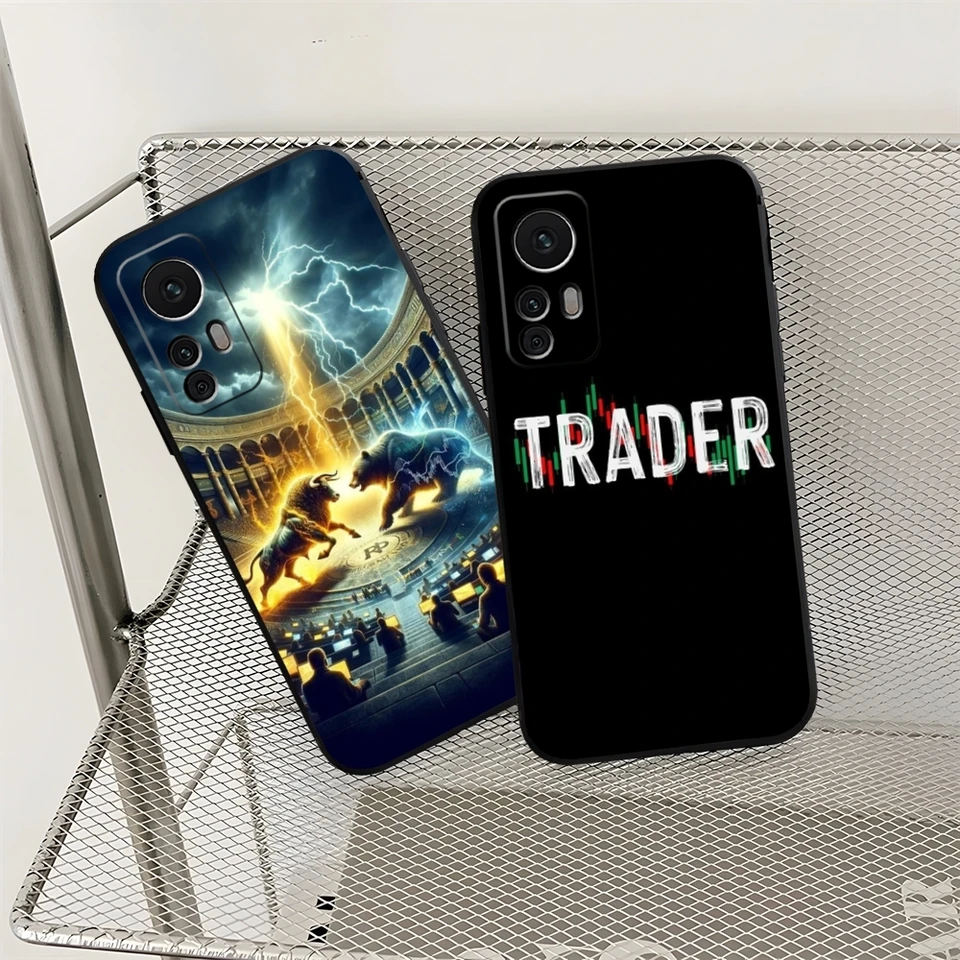 Deň obchodných dní obchodník Trader Trader Pase shell pre Xiaomi Redmi Poznámka 14 13 10 12 Pro Poco F5 F5 X5 Pro 12 13 11T Lite Ultra