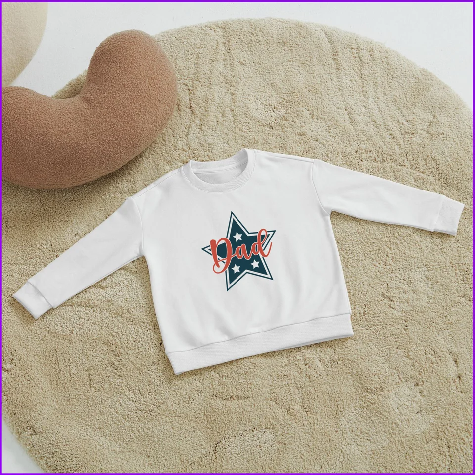 Deň otca Deň otcov Sja1313 Kids Boys Dievčatá Dievčatá mikiny mikiny Tops Teen Clothes Dúh