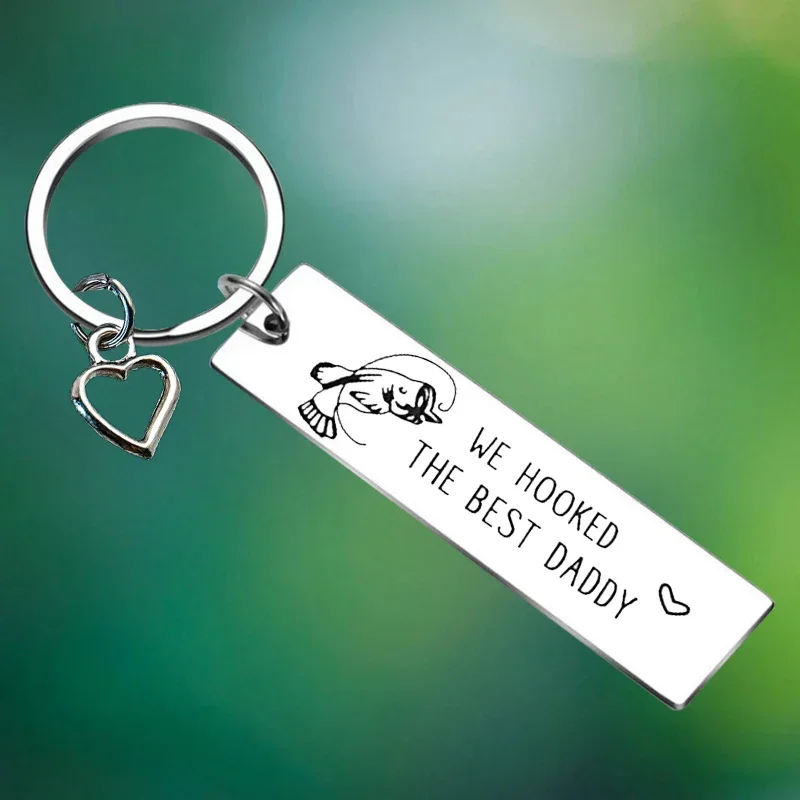 Deň otcov darček Keychain Papa Dad Darček Kľúčový reťazec prívesok Otec ocenenie dary