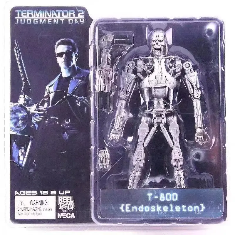 Deň súdu Terminator T-800 Endoskeleton T-1000 Arnold Schwarzenegger Machines PVC Action Figure Hračky