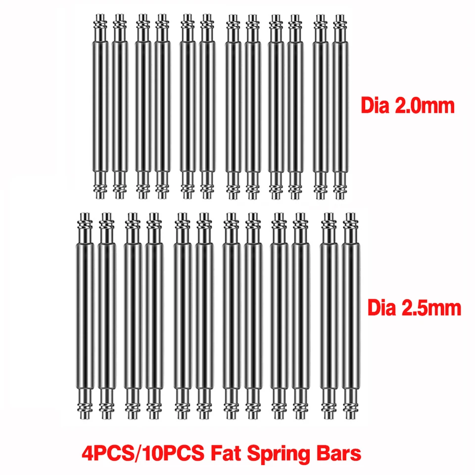 Dia 2,0 mm 2,5 mm ťažké pružinové tyče s remienkom Link Link Fits Fits 16 mm 18 mm 22 mm 24 mm 26 mm pásmo SKX007 SKX009