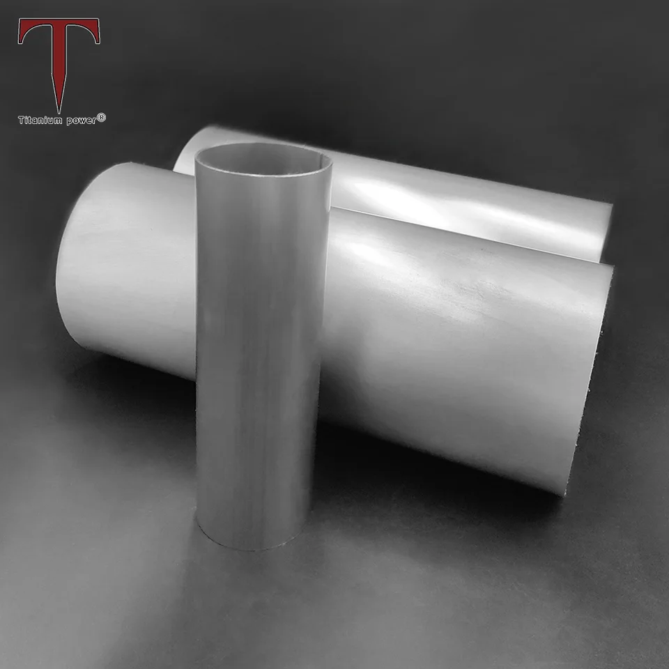 Dia 45 mm titániová okrúhla trubica 1,2 mm hrubá univerzálna výfukové rovné potrubia Zvaré armády pre autá/motocykle