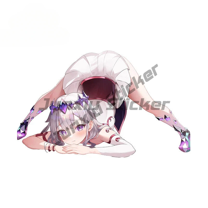 Diabol ahegao tvár hentai zadok nálepka auta waifu anime dievčenský nálepka s nálepkou auto vodotesný okenný kmeň kmeň motocykle dekorácia