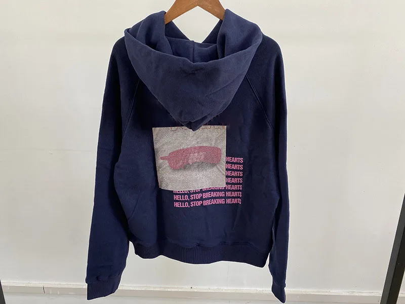 Diamantová ružová mikina mikiny pre ženy pre ženy Raglan rukávy kamienok Picture pullover fleece mikina luxusné elegantné vrcholy