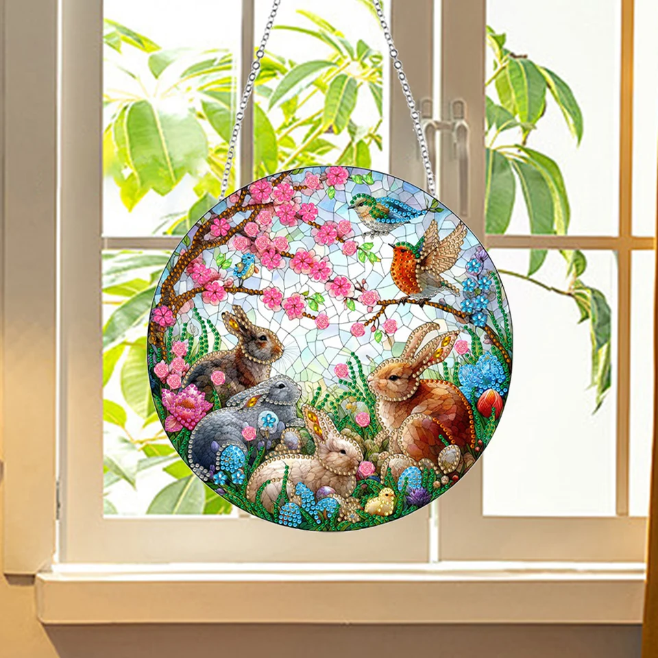Diamond maľba Suncatcher DIY Diamond Painting súprav