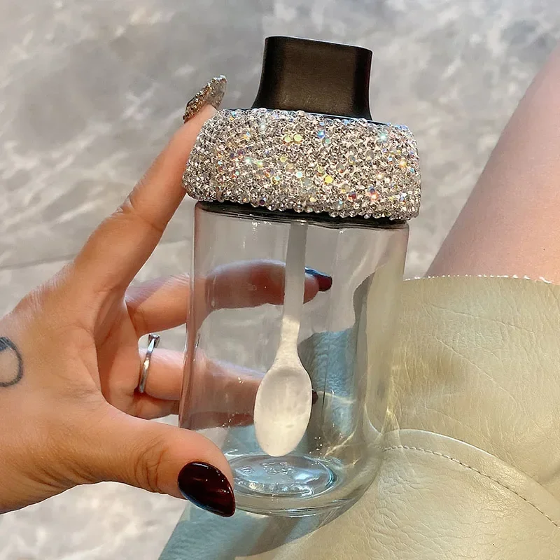 Diamond Spice nádoba s vekom set Herb Codit Cintiment s plastovou lyžičkou soľ na ukladanie nádob